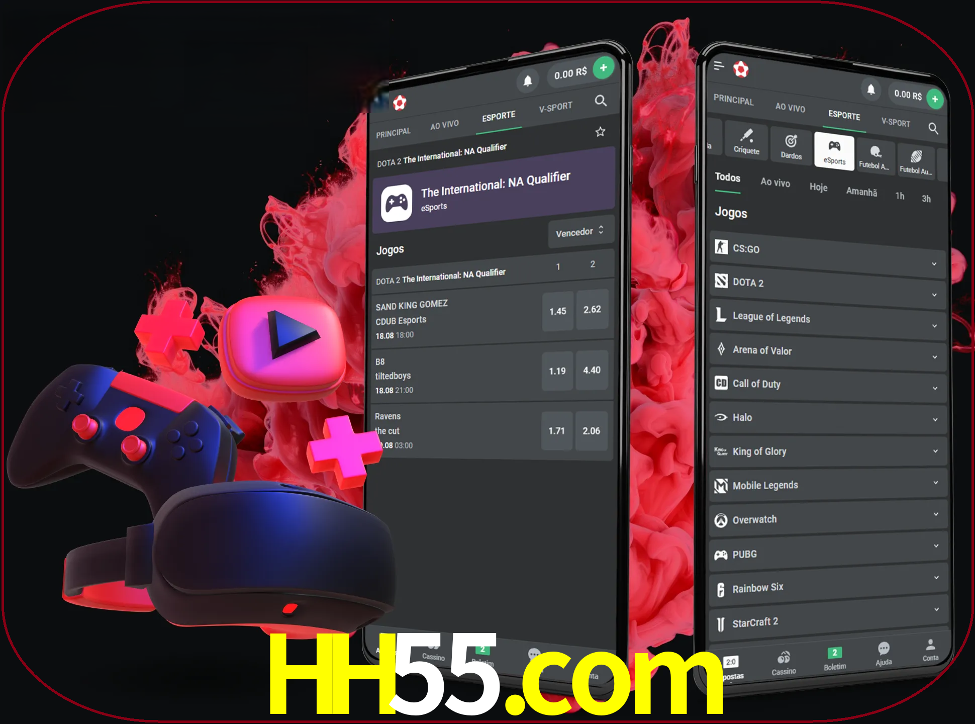Para ter a aplicação móvel hh55 no seu smartphone, basta descarregar o ficheiro apk e seguir as instruções.