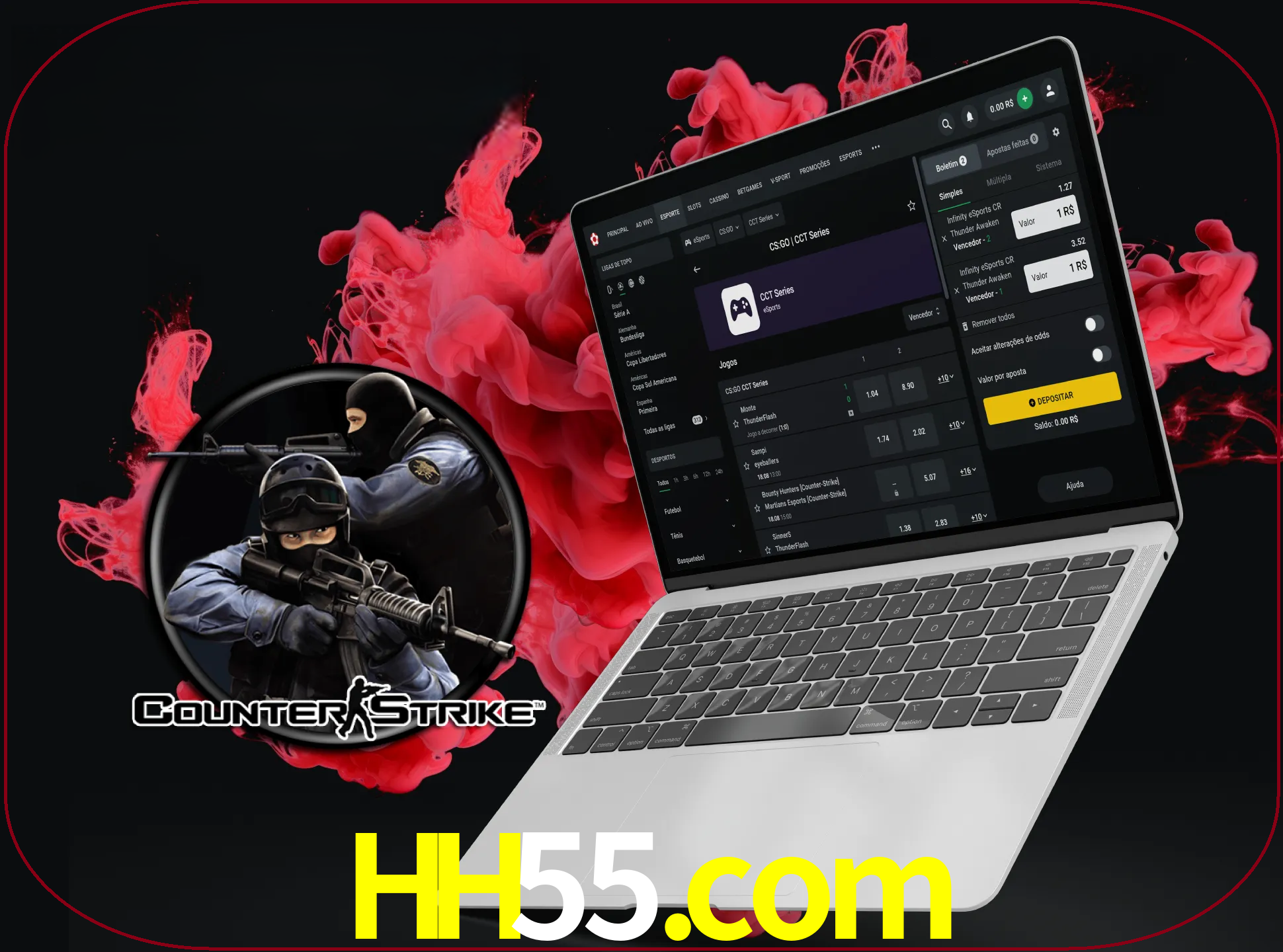 Um grande número de jogos irá agradar aos fãs deste jogo de tiro no sítio Web e na aplicação da empresa hh55.