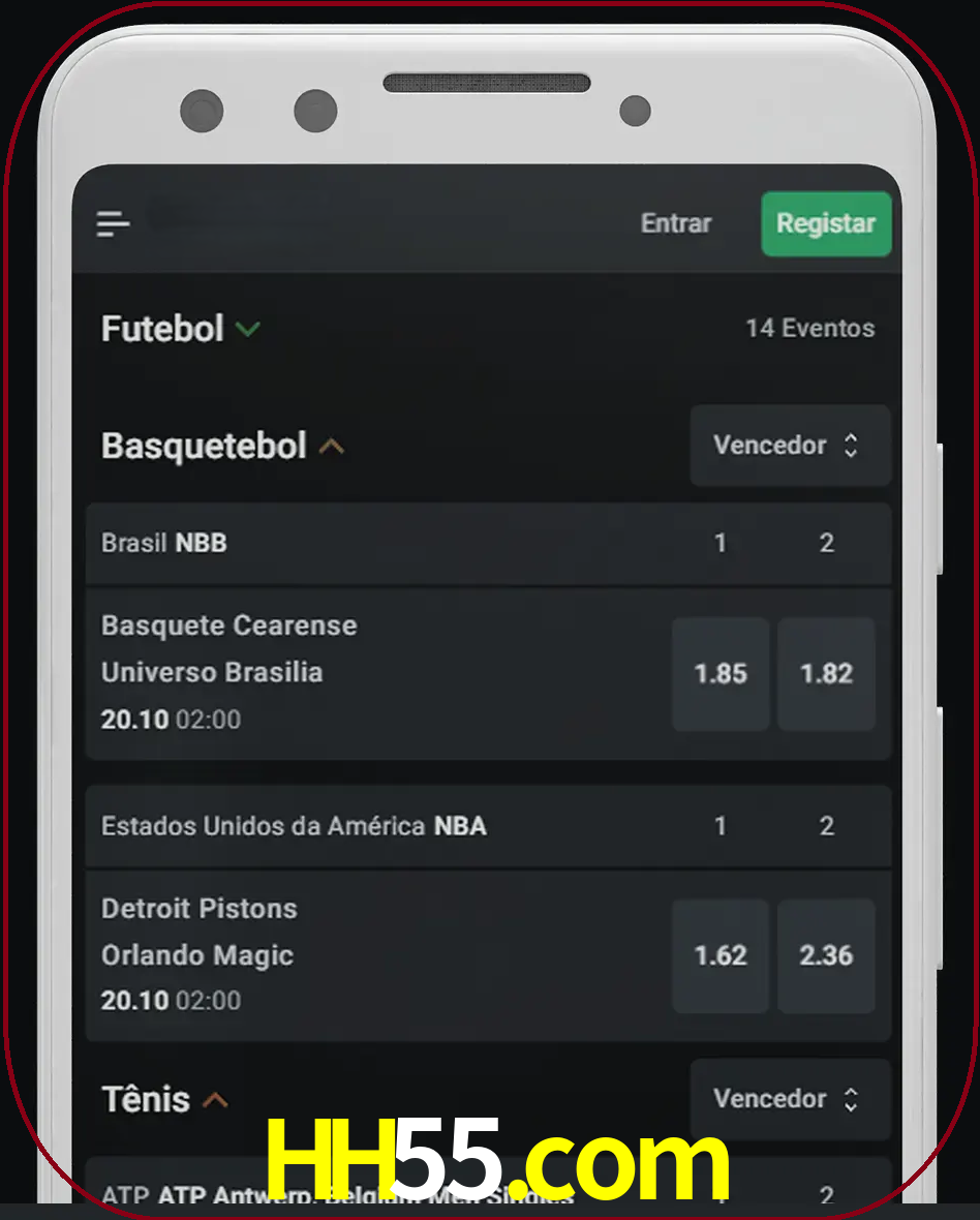 Aposte e assista aos esportes em formato ao vivo.