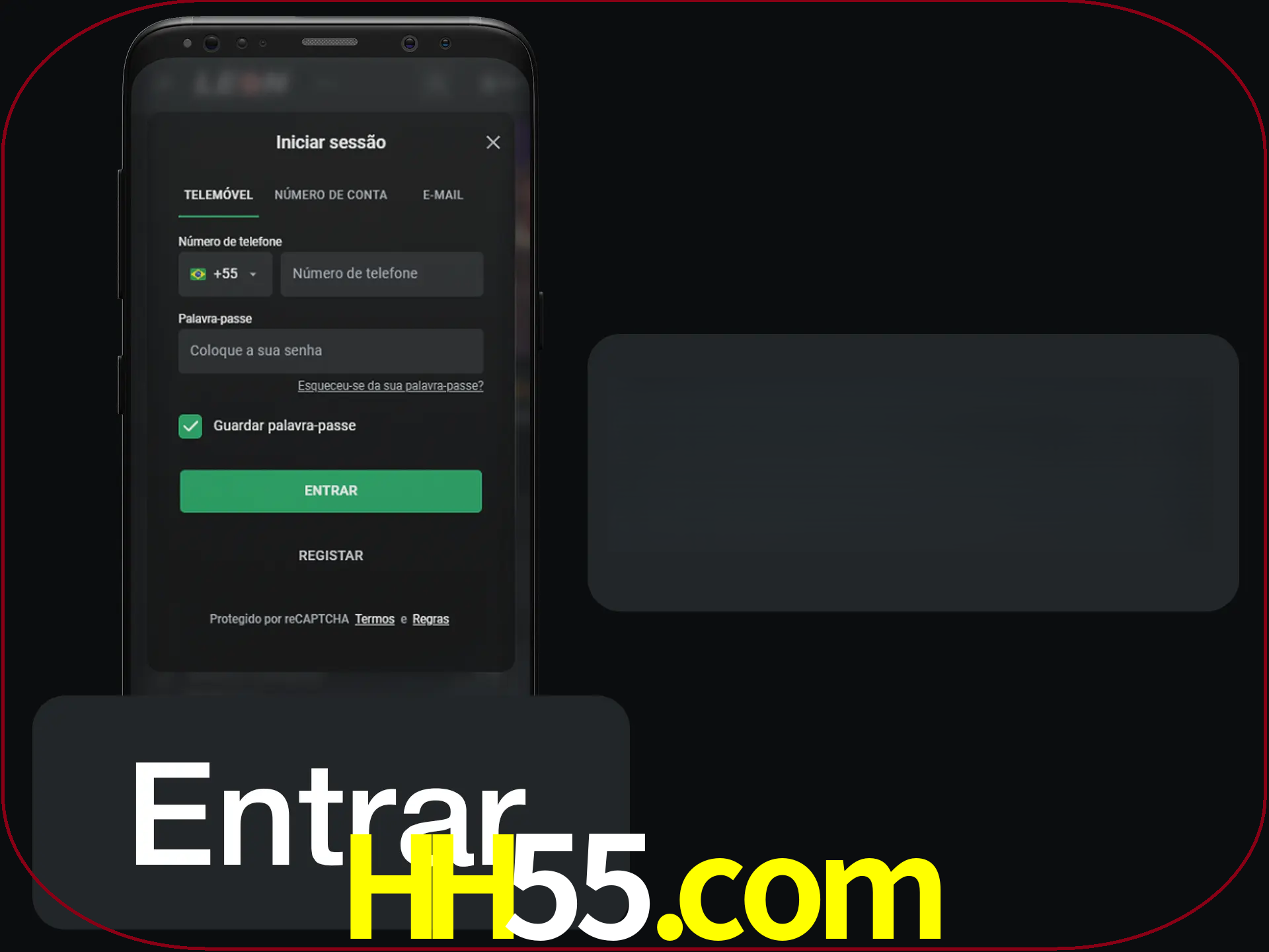 Faça o login para começar a apostar e jogar no cassino.